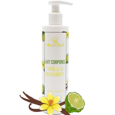 Lait corporel à la vanille et bergamote - 250ml 100% naturel