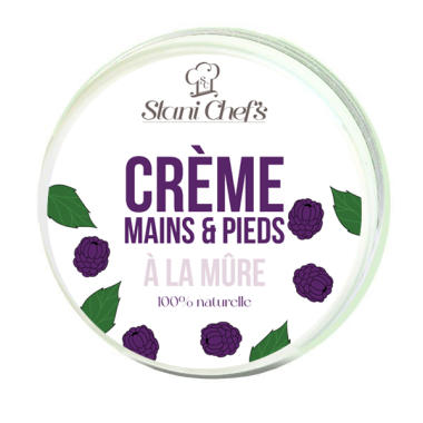 Crème mains et pieds à la mûre 100ml 100% naturelle