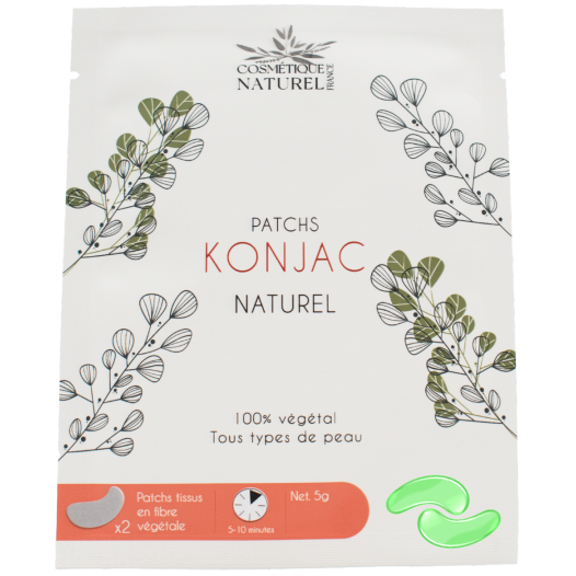 Patchs contours des yeux au Konjac - Aloé vera