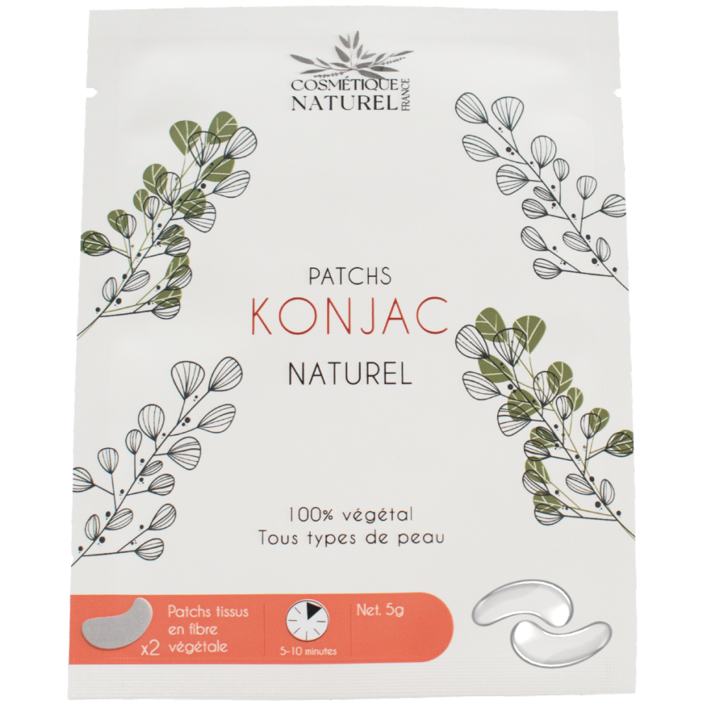 Patchs contours des yeux au Konjac - Citron