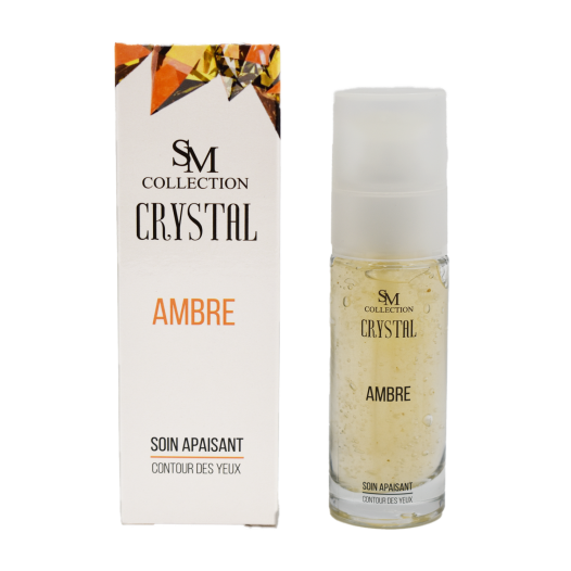 Crème contour des yeux à la poudre d'ambre 30ml 100% naturelle