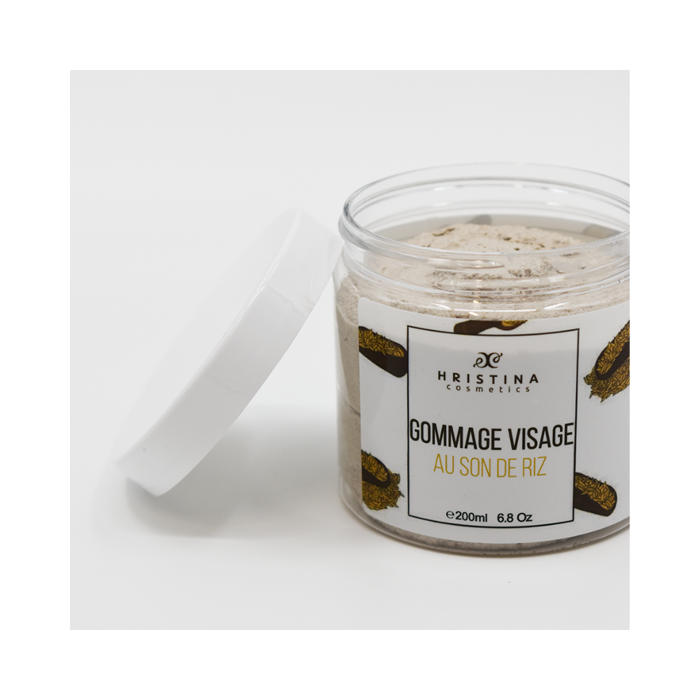 Gommage visage - Au son de riz - BIO - 200ml 100% naturel