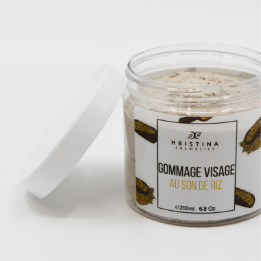 Gommage visage - Au son de riz - BIO - 200ml 100% naturel