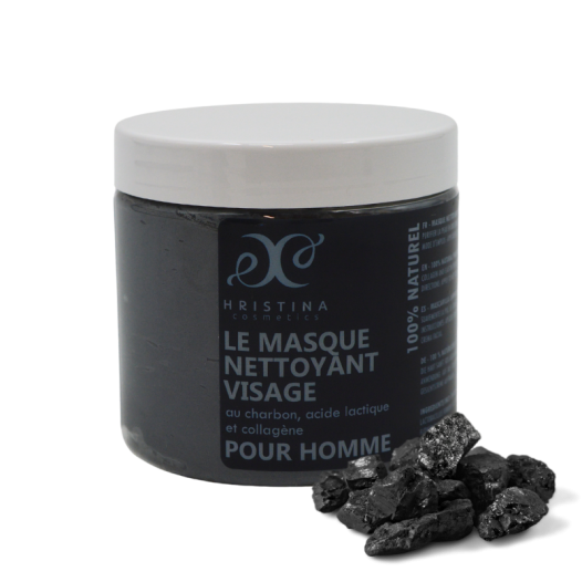 Masque nettoyant au charbon - Homme 200ml