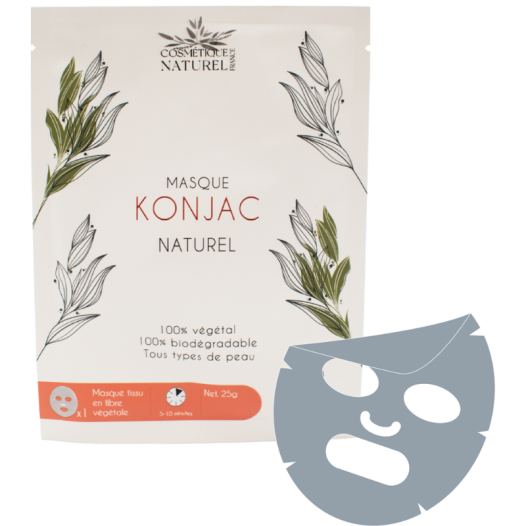 Masque Konjac - Charbon de bambou