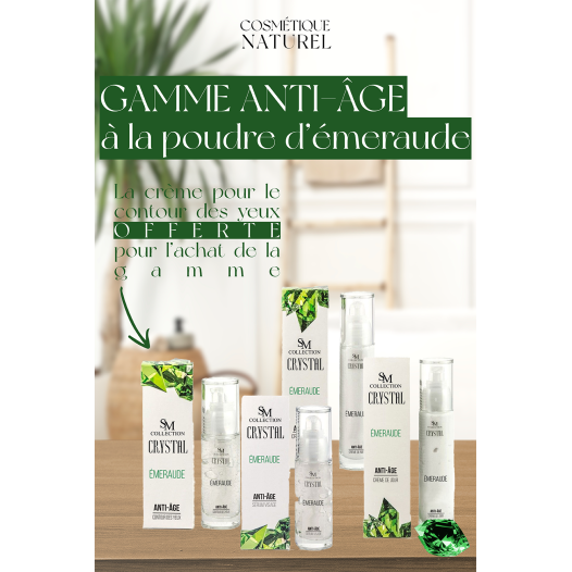 Gamme complète anti-âge - Émeraude 100% naturelle