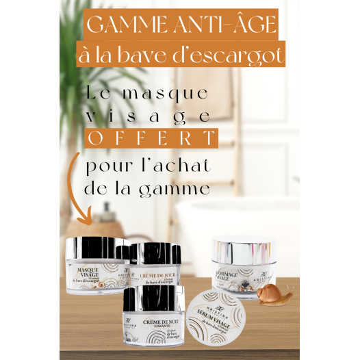 Gamme complète anti-âge - à la bave d'escargot 100% naturelle