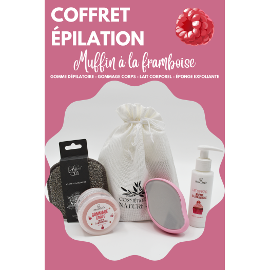 Coffret épilation - Muffin à la framboise