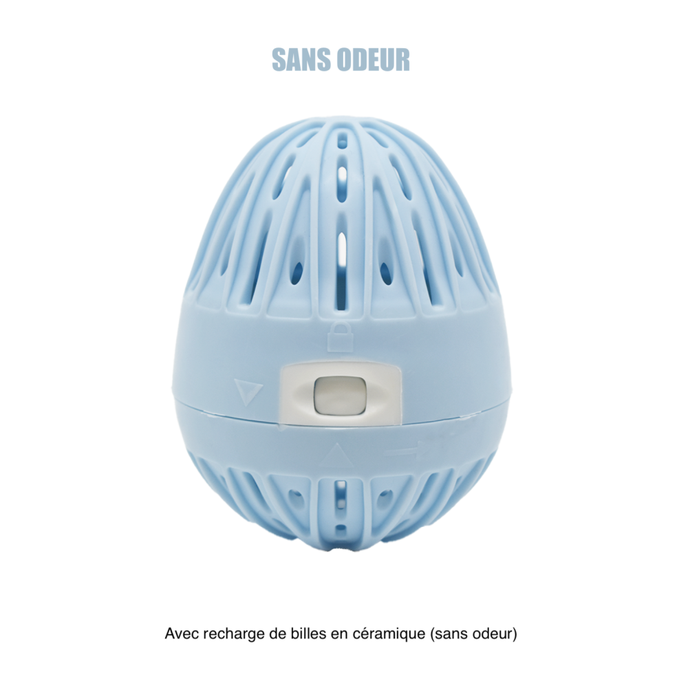 Boule de lavage machine à laver bleue  recharge - Sans odeur