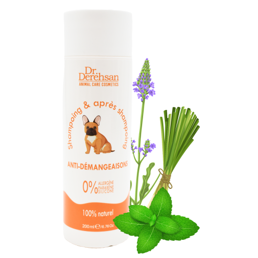 Shampoing pour chien - ANTI-DÉMANGEAISONS 200ml