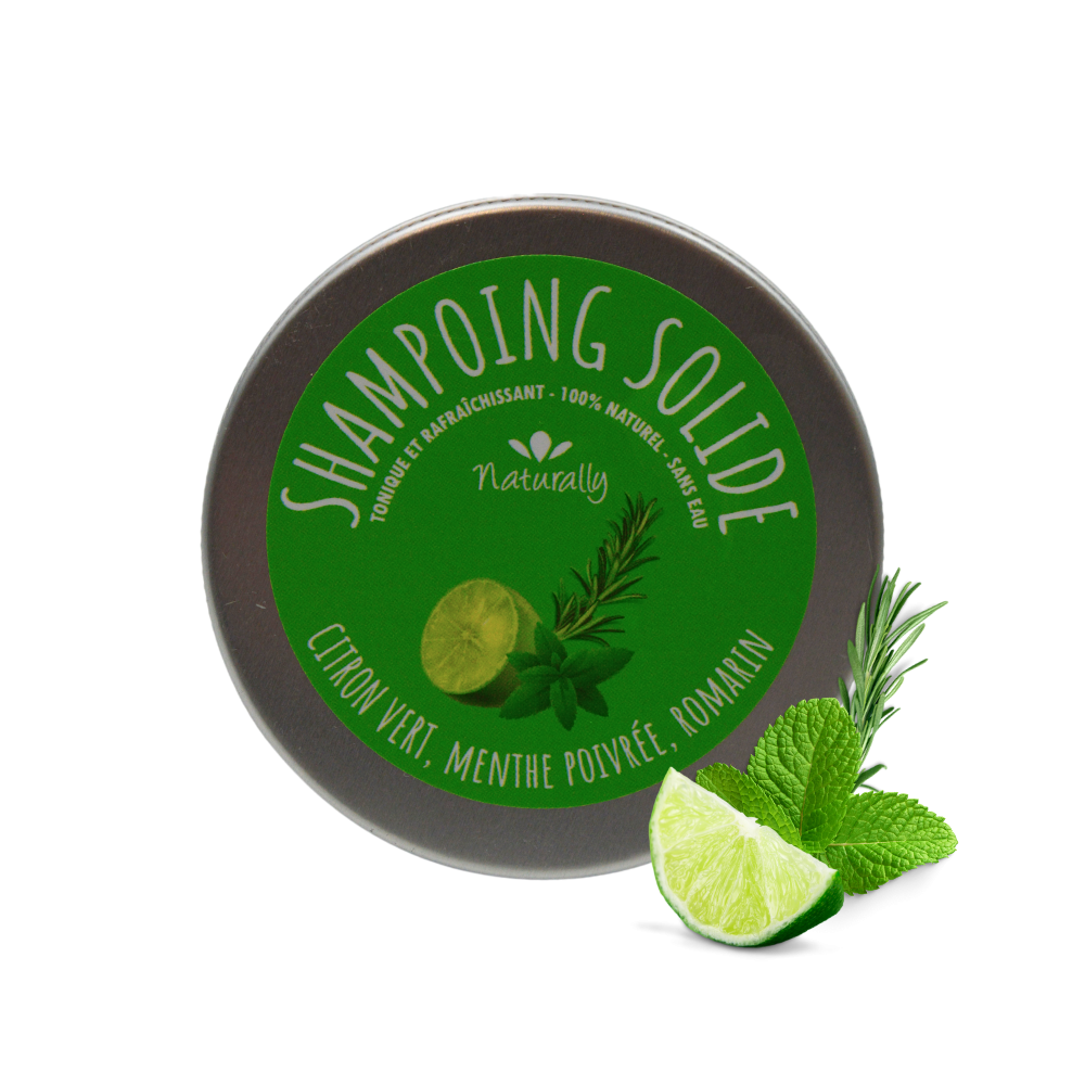 Shampoing solide - Frais et tonique 58gr