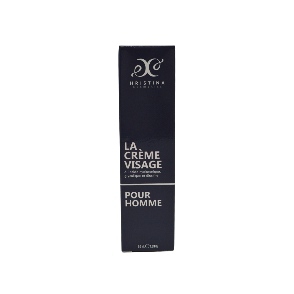 Crème visage - Hydratation et Protection- Acide Hyaluronique - Homme 50ml