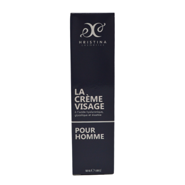 Crème visage - Hydratation et Protection- Acide Hyaluronique - Homme 50ml