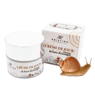 Crème de jour hydratante à base de bave d'escargot 50ml 100% naturelle