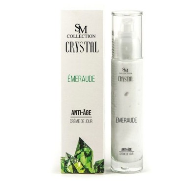 Crème de jour anti-âge à l'émeraude 50ml 100% naturelle