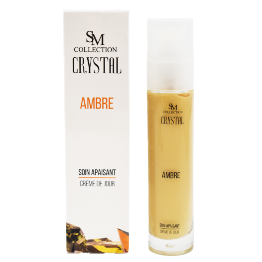 Crème de jour à la poudre d'ambre 50ml 100% naturelle