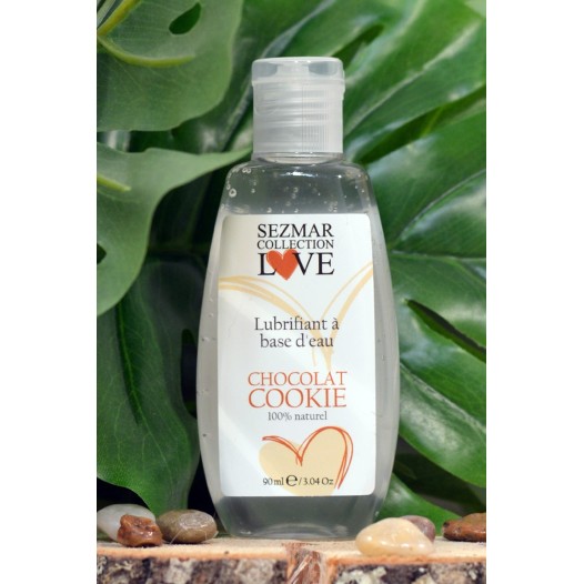 Lubrifiant à base d'eau 100% naturel Chocolat Cookie 90 ml