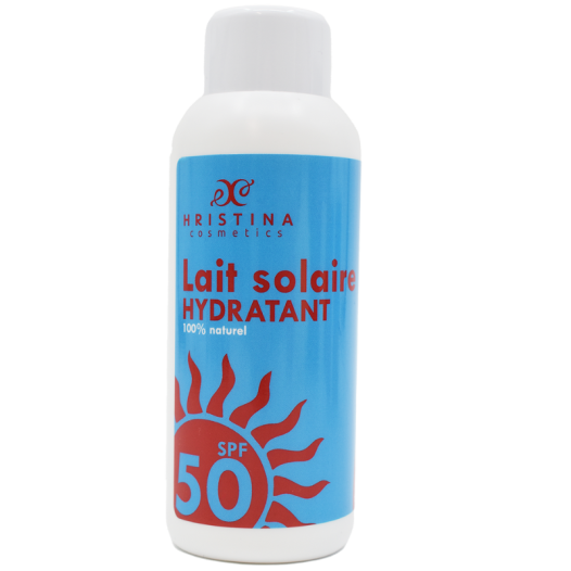 Lait solaire hydratant et protecteur SPF50 - 150ml 100% naturel