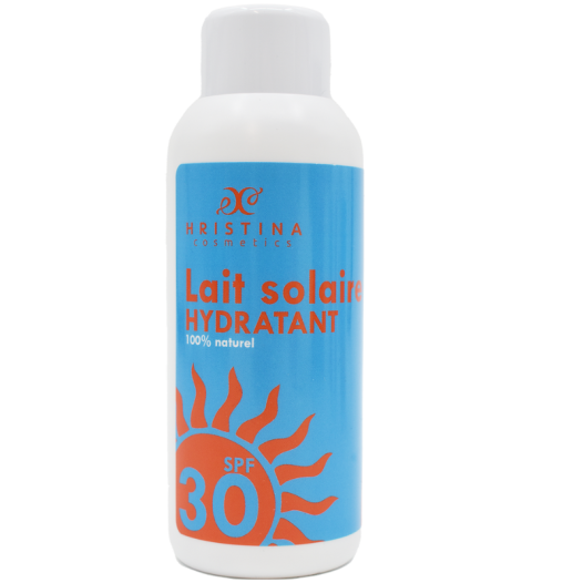 Lait solaire SPF30 hydratant et protecteur - 150ml 100% naturel