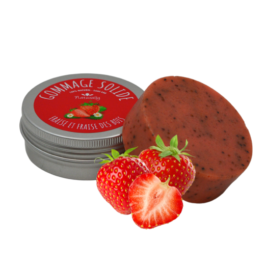 Gommage solide - Fraise et fraise des bois 70gr