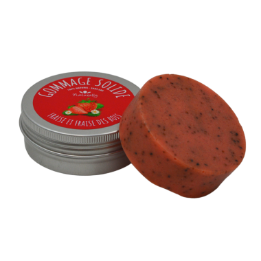 Gommage solide - Fraise et fraise des bois 70gr