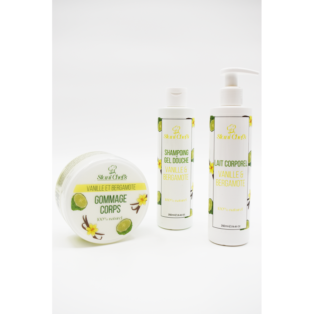 Gommage corps à la vanille et bergamote - 250ml 100% naturel