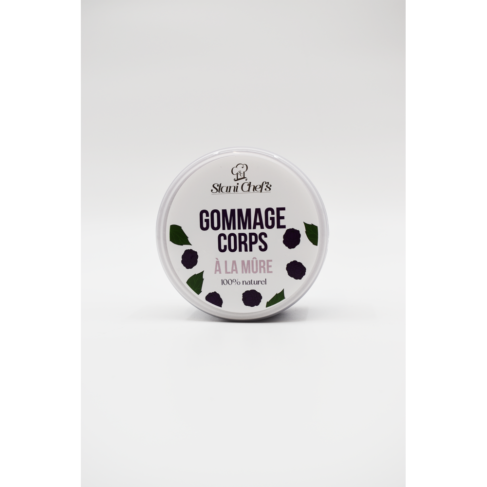 Gommage corps à la mûre - 200ml 100% naturel