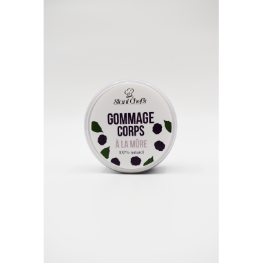 Gommage corps à la mûre - 200ml 100% naturel