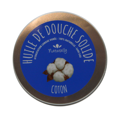 Huile de douche solide - Coton 65gr